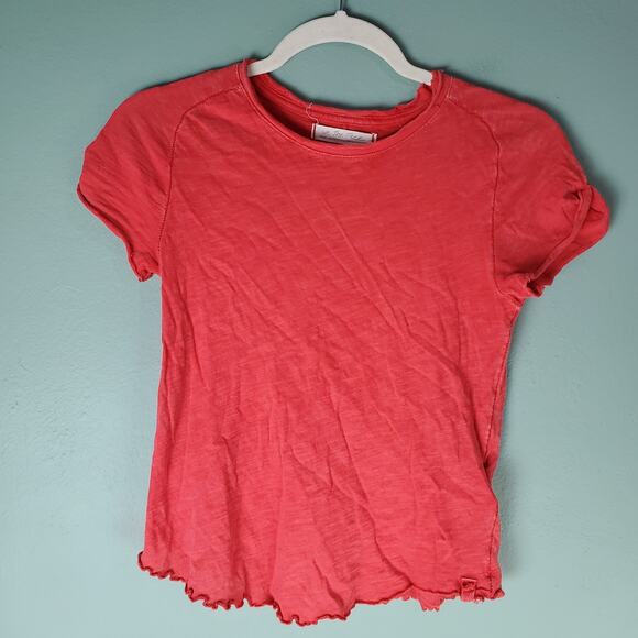 We The Free Tops - Free People We The Free Womens Fiery Red Be My Baby Short Sleeve Top Size Small